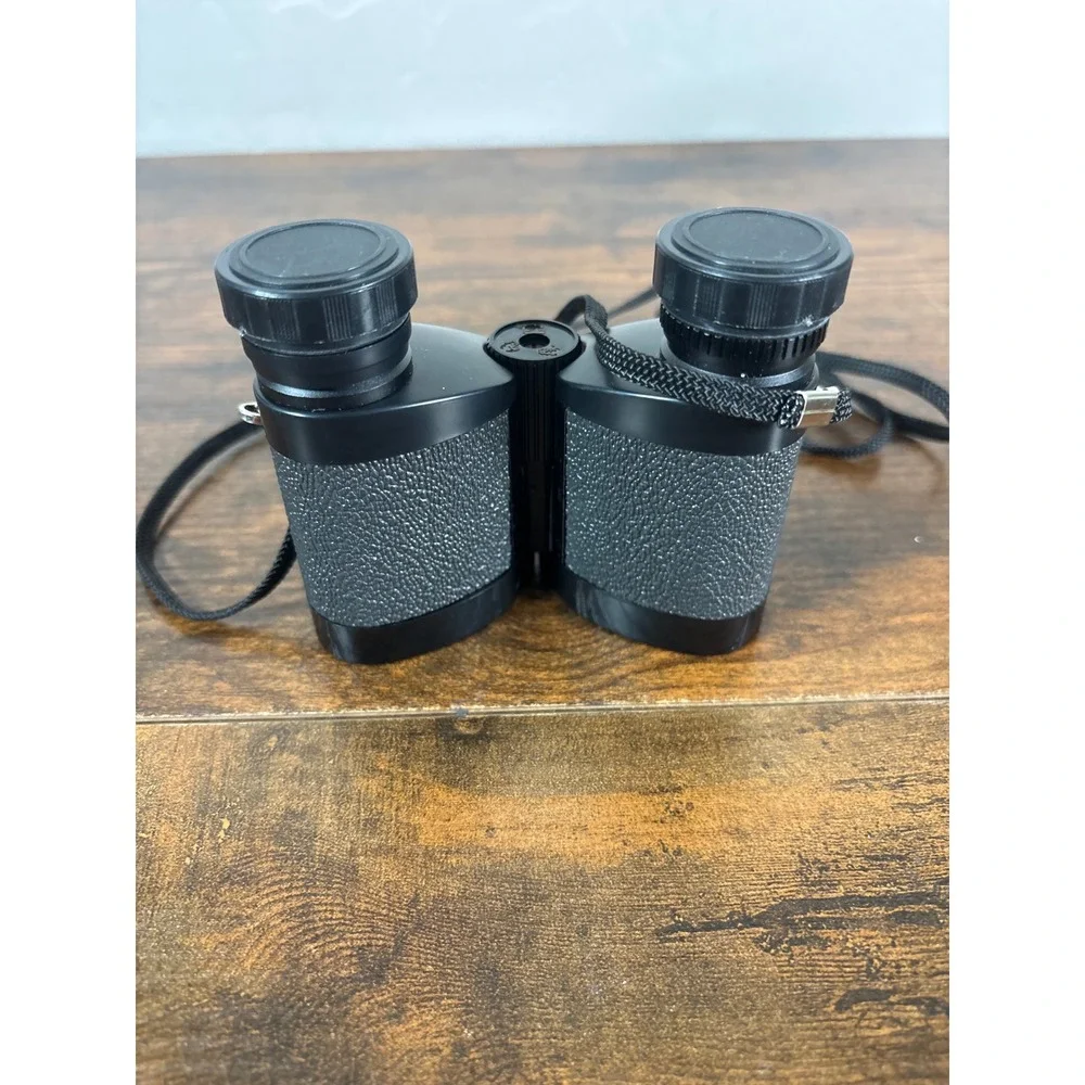Bushnell Sportview Compact Binoculars Black Grey Vintage with Case and Box